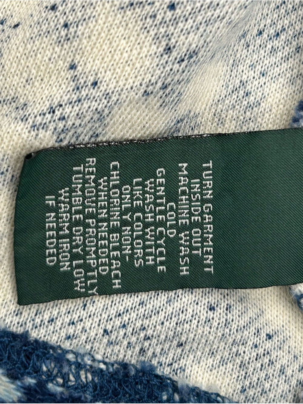 Ralph Lauren Navy and Cream Nordic Toggle Cardigan - Picture 5 of 9